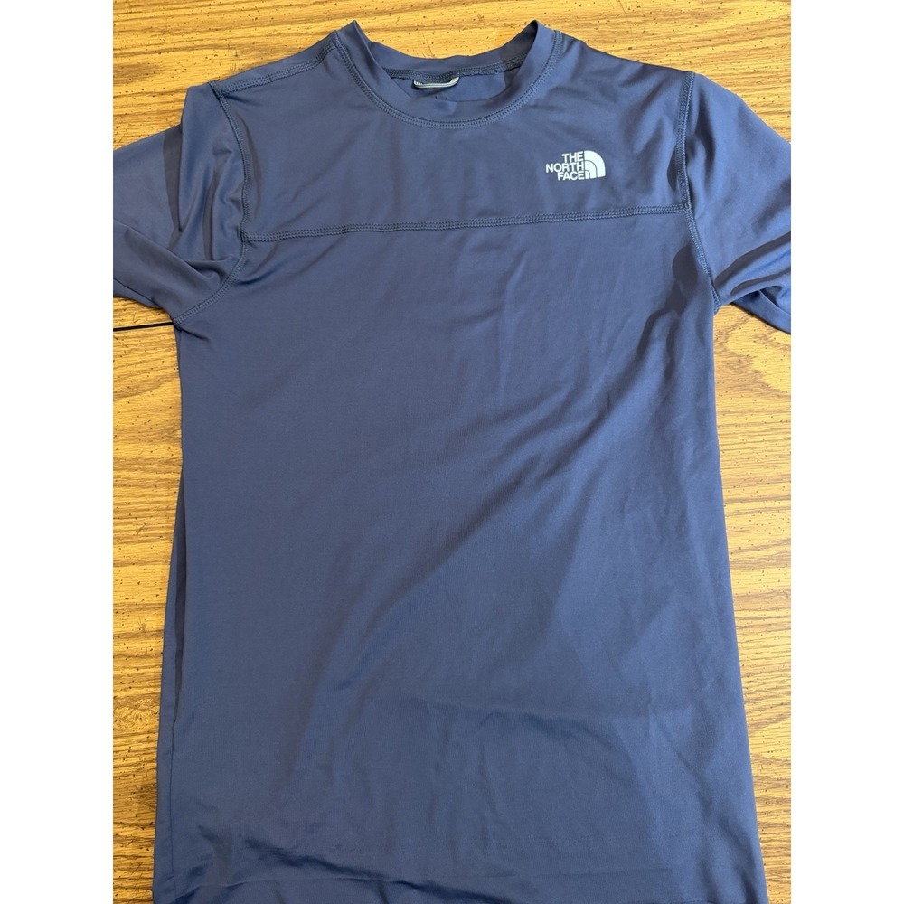 The North Face Boys Short Sleeve Swim Shirt UPF 50 Slate Blue XL 18-20